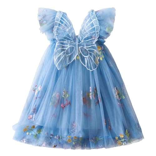TTYAOVO Toddler Girl Tulle Dress for BirthdayParty