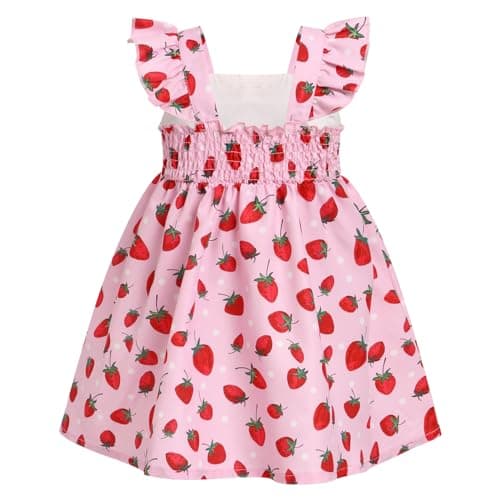 ODASDO Princess Bowknot Dress for Toddler Girls Weddings Summer Casual
