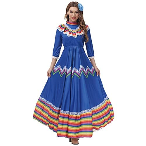 STIOEDYUAN Women's Traditional Senorita Halloween Costume Flower Headwear