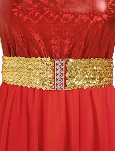 ODASDO Women's Dance Costume Liturgical Tunic Top Wide Leg Jumpsuit Set