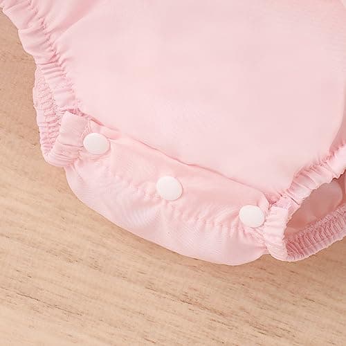 Infant Baby Girl Tulle Romper Outfit with Headband