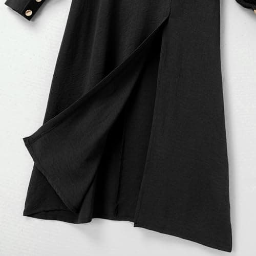 IDOPIP Women's Muslim Abaya Set with Pants - Long Sleeve Ramadan Casual Wear