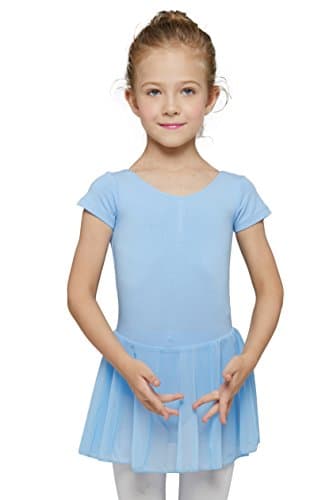 MdnMd Girls' Ballet Leotards with Skirt for Toddlers
