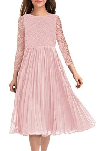 Elegant Vintage Lace Flower Girl Dress