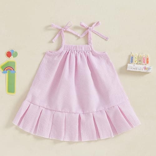GOOCHEER Baby Girl's First Birthday Cake Smash Dress