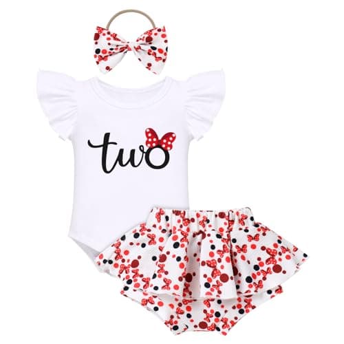 FYMNSI Baby Girls' First Birthday Sunflower Romper & Tutu shorts + Headband for Cake Smash Photo Props