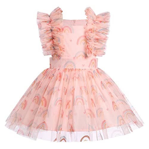 Newborn Infant Baby Girl Birthday Party Dress Romper