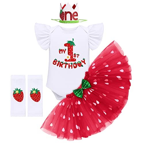 Fruit Theme 1st 2nd Birthday Party Outfit for Baby Girls