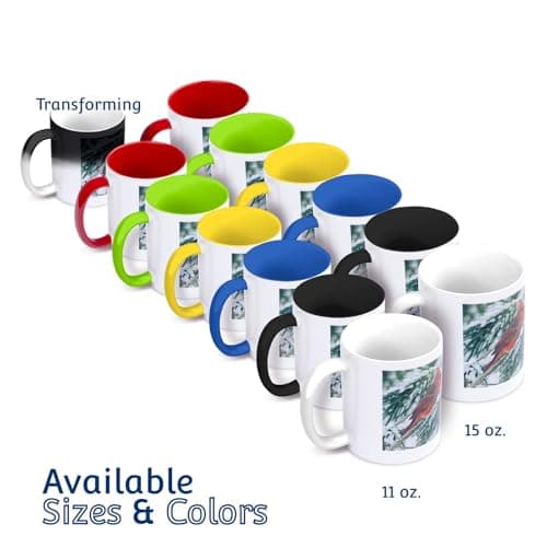 Funny Cartoon Cop Eating Donuts Ceramic Mug for Police Officers, 15-Ounce