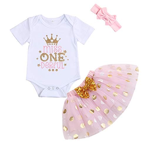 Viworld Baby Girl 1st Birthday Outfit