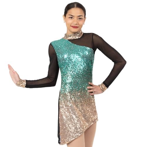 Unstoppable Alexandra Collection Women's Ombre Sequin Dance Dress