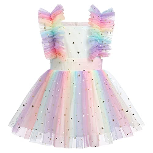 Newborn Infant Baby Girl Birthday Party Dress Romper