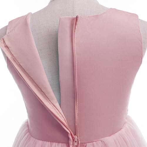 DPKM Formal Wedding Dress for Flower Girls Tulle Party Bridesmaids