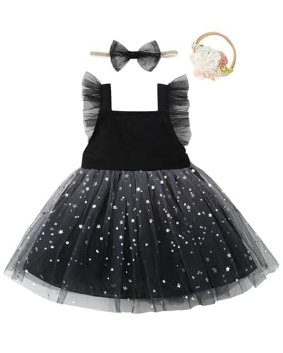 Renotemy Backless Bowknot Flower Dress for Toddler Girls Summer Party