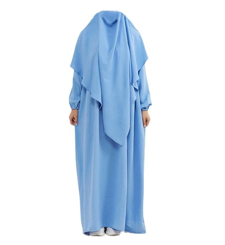 Women's Muslim Prayer Dress with Hijab