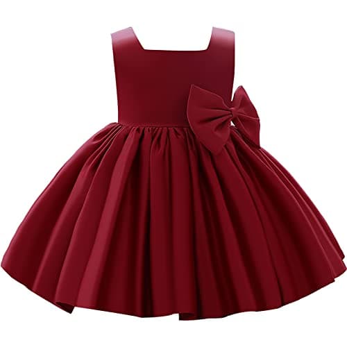IADOER Toddler Girl Flower Princess Wedding Dress