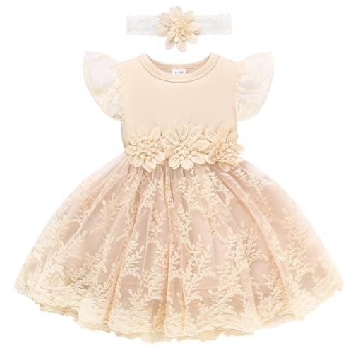 GRNSHTS Toddler Girls Summer Sleeveless Ruffle Floral Dress