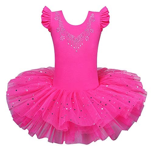Ballet Leotards with Full Skirt for Girls