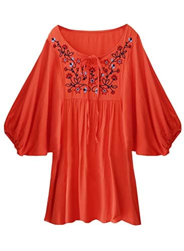 Bohemian Embroidered Dress for Women