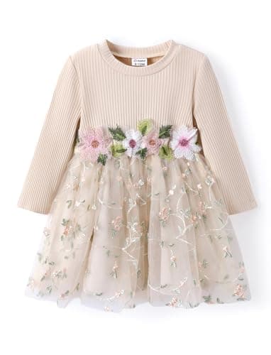 PATPAT Girl's Tulle Tutu Party Dress Formal Flower Princess