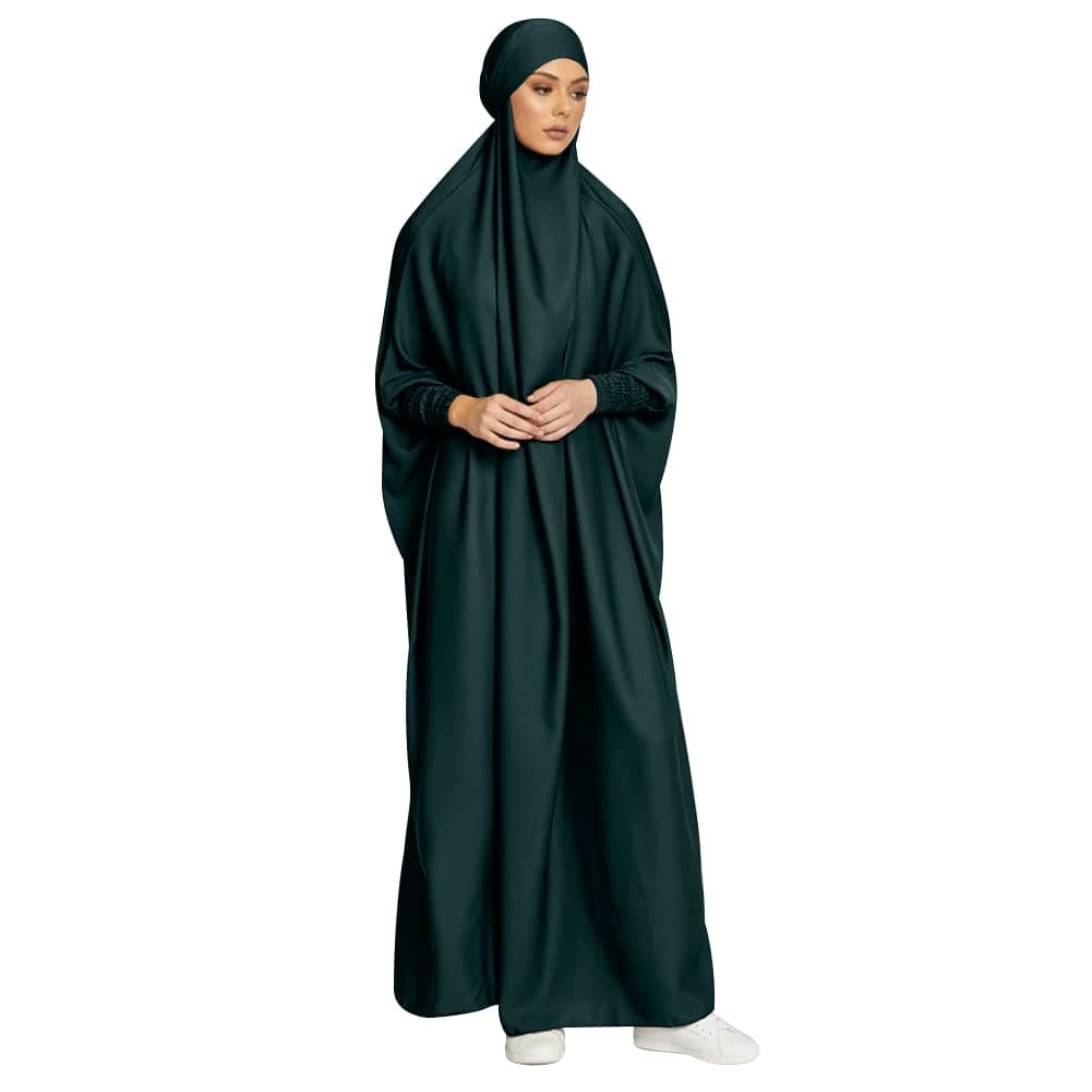 IKADEX Hooded Abaya Dress for Muslim Women