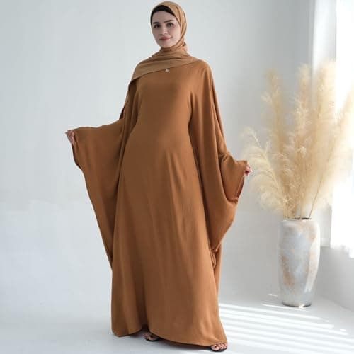 Lenmipot Women's Modern Muslim Abaya Dressdzić