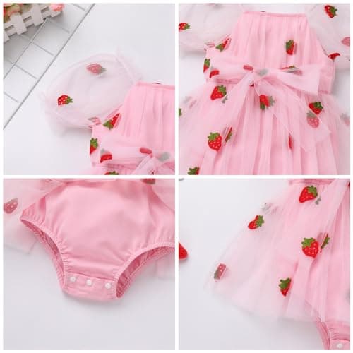 Baby Girl 1st Birthday Party Dress Outfit