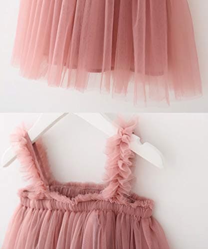 Rainbow Tutu Dress with Flower Headband for Toddlers