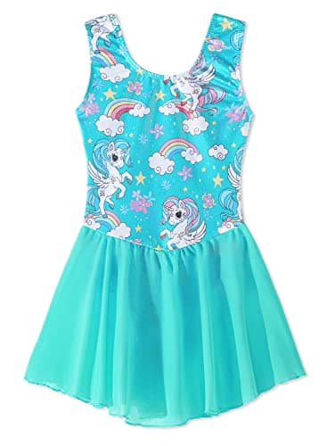 Sparkly Snowflake Tutu Leotard for Toddlers Dance and Gymnastics