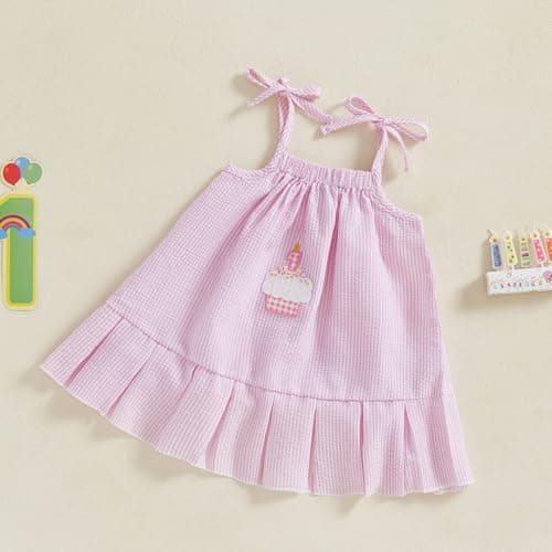 GOOCHEER Baby Girl's First Birthday Cake Smash Dress