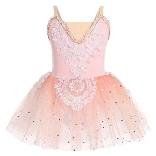 Girl's Ballet Tutu Dress for Ice Skating Performance