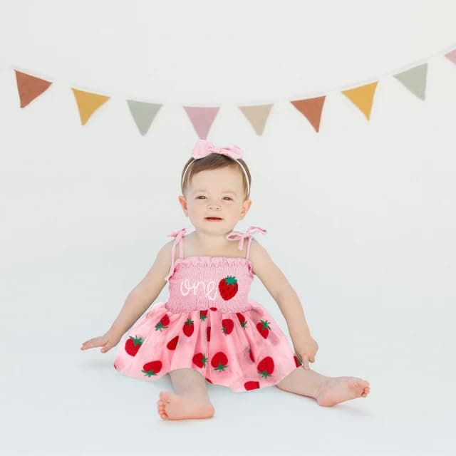 Cute Tulle Romper for 1 Year Old Girl BirthdayCake Smash Outfits