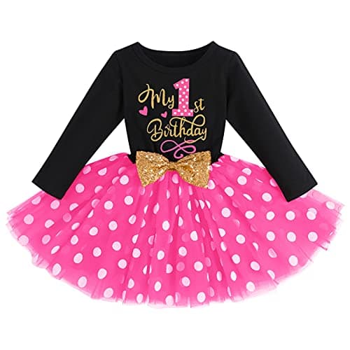 ODASDO Baby Girls Toddler Kids Birthday Party Dresses
