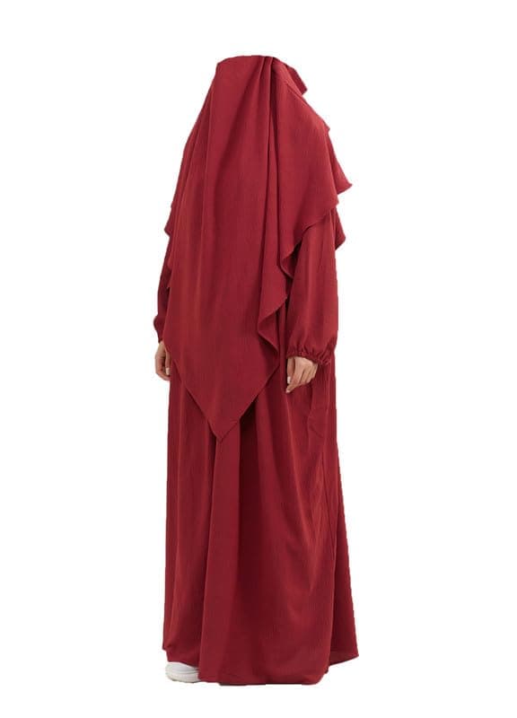 Women's Muslim Prayer Dress with Hijab