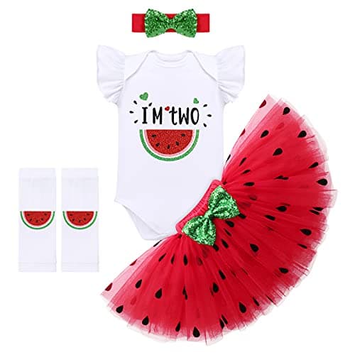 Fruit Theme 1st 2nd Birthday Party Outfit for Baby Girls