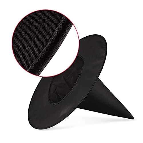 Halloween Black Witch Hat Decorations 8 Pack for Costume Accessory