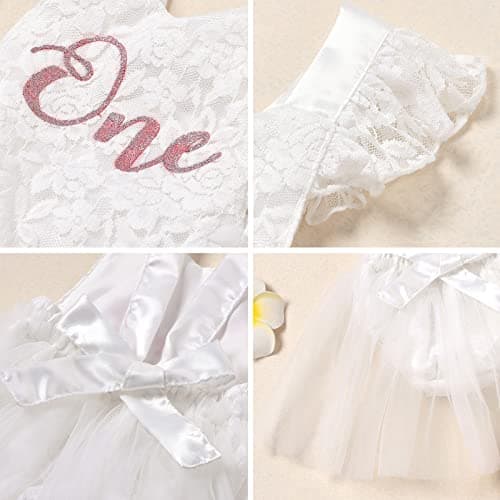Baby Girl's First Birthday Cake Smash Outfit