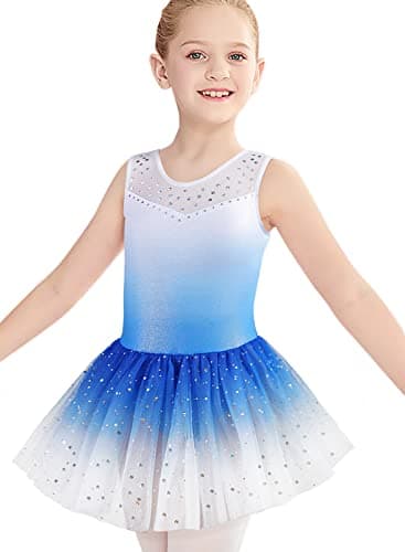 Belovance Girls Gymnastics Skirted Leotards Ballet Tutu