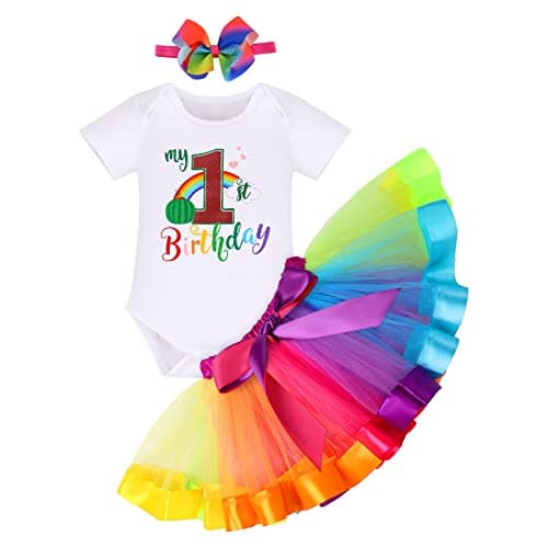 ODASDO Toddler Girl 1st 2nd 3rd Birthday Party Outfit