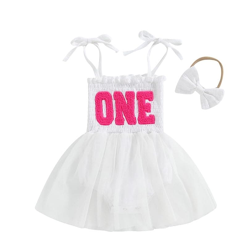Newborn Baby Girl First Birthday Photo Shoot Outfit