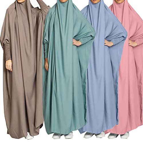 Muslim Women's One-Piece Abaya Dress