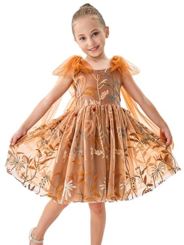 2Bunnies Girl Enchanted Floral Lace A-Line Garden Party Dress