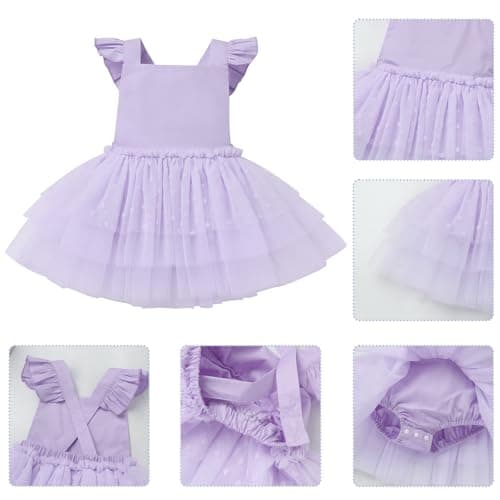 Baby Girl First Birthday Cake Smash Outfit Princess Tutu Dress
