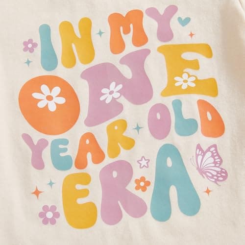 Lamuusaa Toddler Girl Birthday Outfit: Flared Pants & Headband Romper/T-shirt