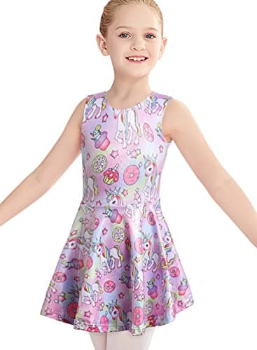 Belovance Girls Gymnastics Skirted Leotards Ballet Tutu