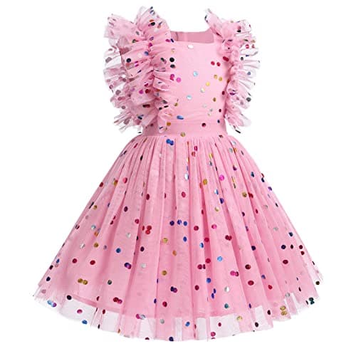 ODASDO Kids Girls Tutu Princess Dress