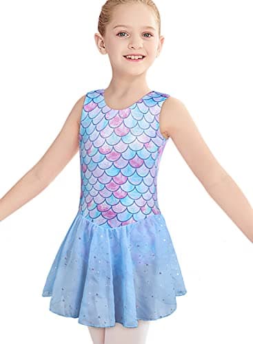 Belovance Girls Gymnastics Skirted Leotards Ballet Tutu