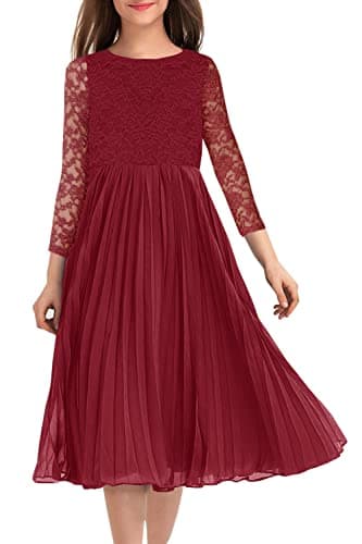 Elegant Vintage Lace Flower Girl Dress