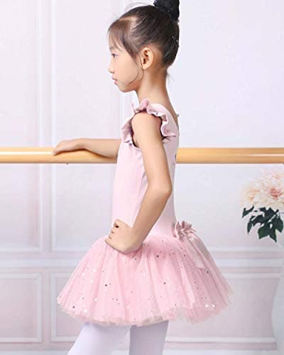 Ballet Leotards with Full Skirt for Girls
