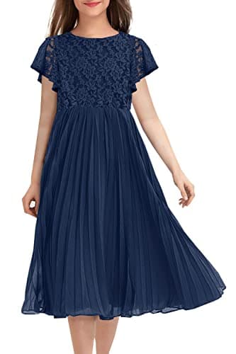 Elegant Vintage Lace Flower Girl Dress